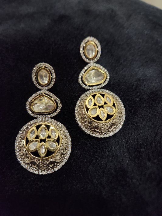Polki Kundan Earrings
