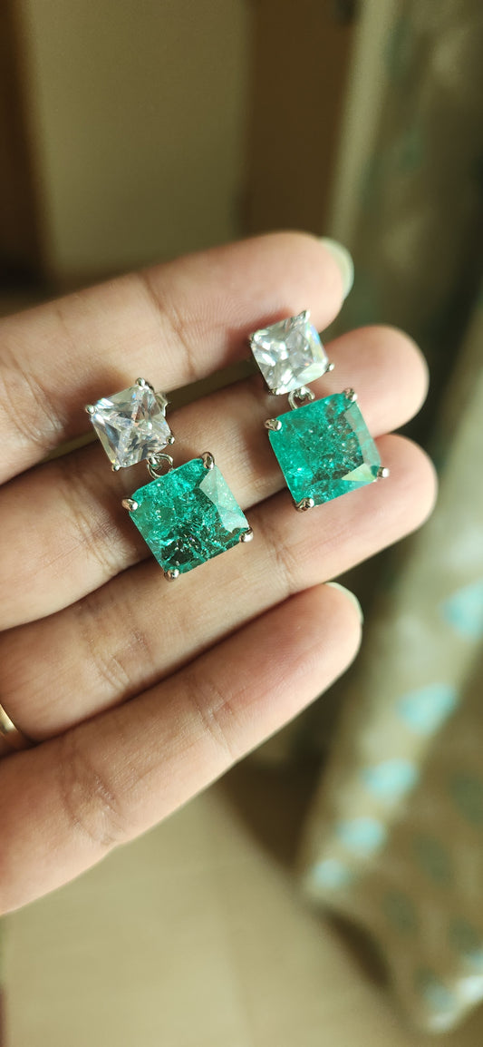 Aqua Earrings