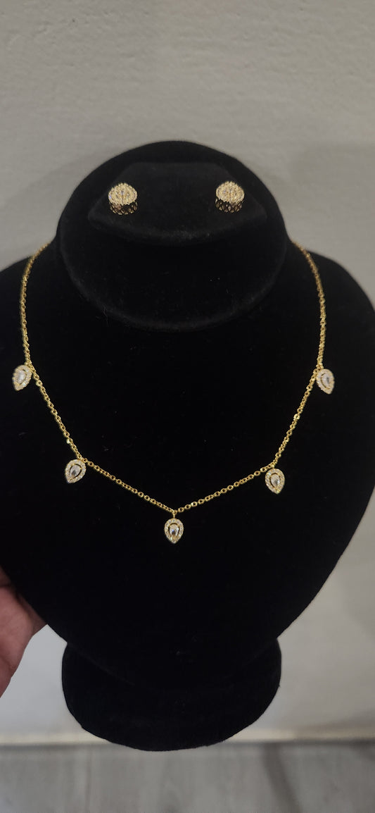 Drop pendant chain set