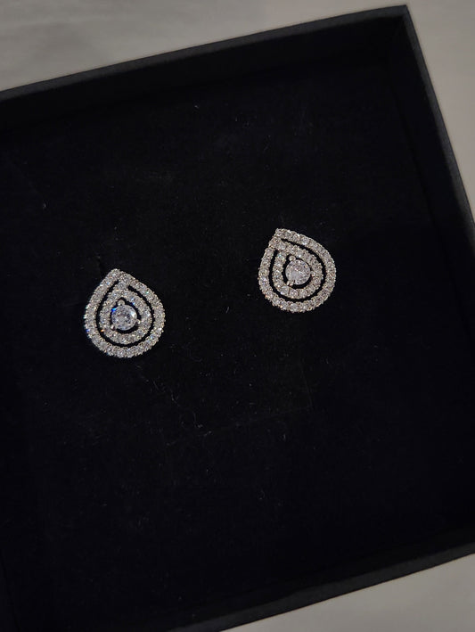 Zircon Drop Studs